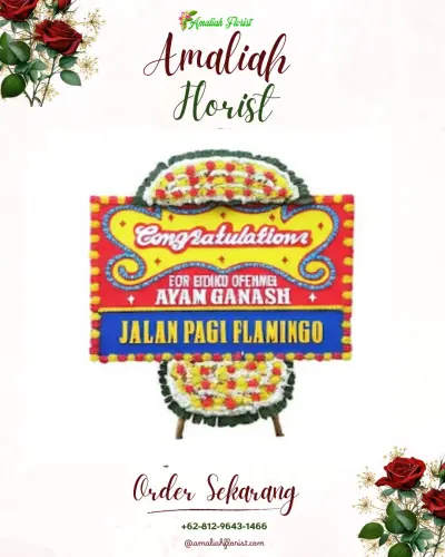 Bunga Papan Congratulation di Sutojayan